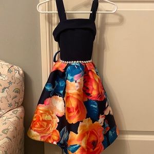 Little girls floral dress